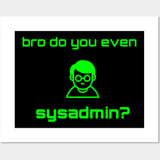 Bro Do You Even Sysadmin? Posters and Art